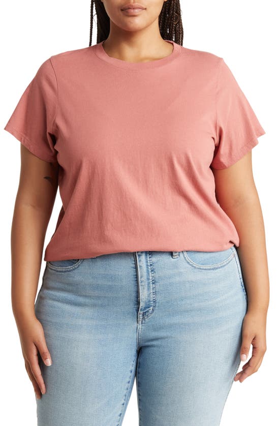 Madewell Madewel Rack Vintage Tee In Pink