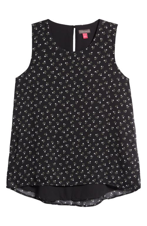 Vince Camuto Sleeveless Top In Rich Black