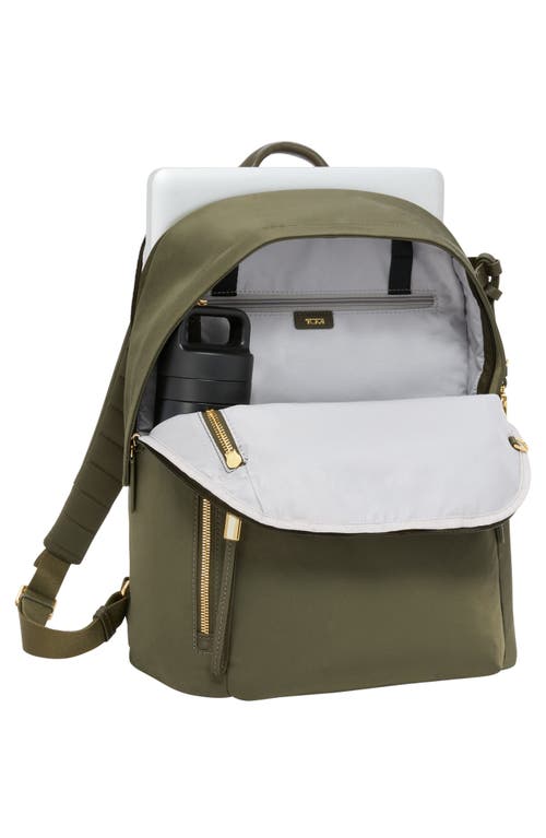 Shop Tumi Voyageur Halsey Backpack In Olive