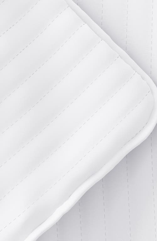 Shop Homespun Stripe Stitch Quilt Set In White
