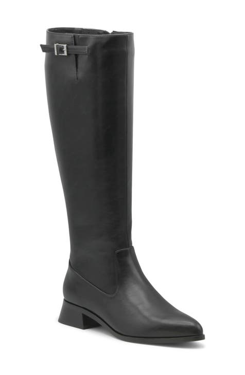 Adjustable calf boots best sale