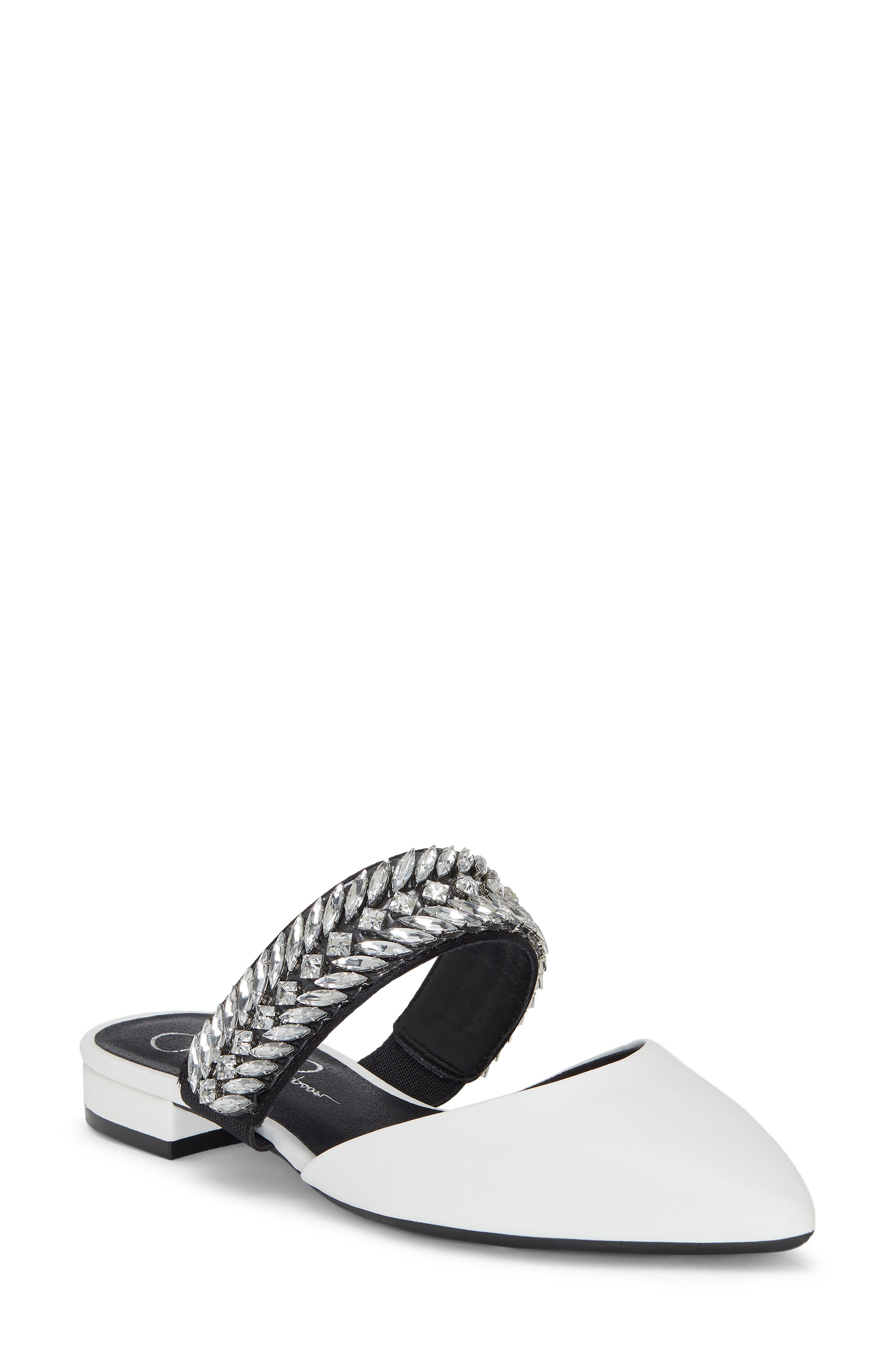 Jessica Simpson Lavretta Mule, White