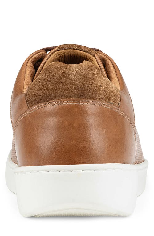 Donald Pliner Perforated Sneaker In Saddle