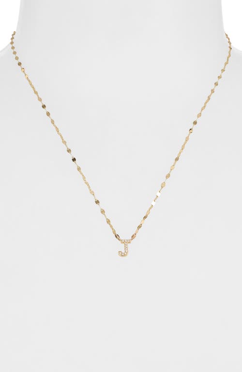 Shop Lana Initial Pendant Necklace In Yellow Gold J