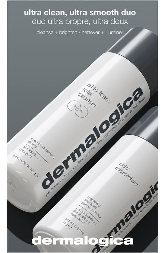 Shop Dermalogica Ultra Clean Ultra Smooth Duo Kit (limited Edition) $122 Value