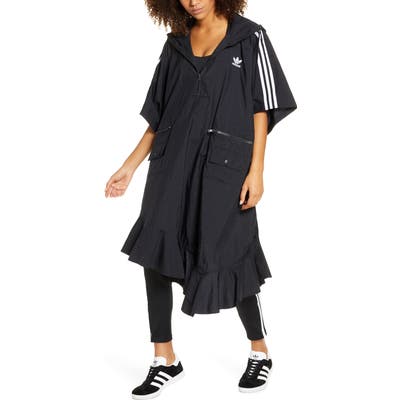 Adidas Originals Hooded Asymmetrical Poncho