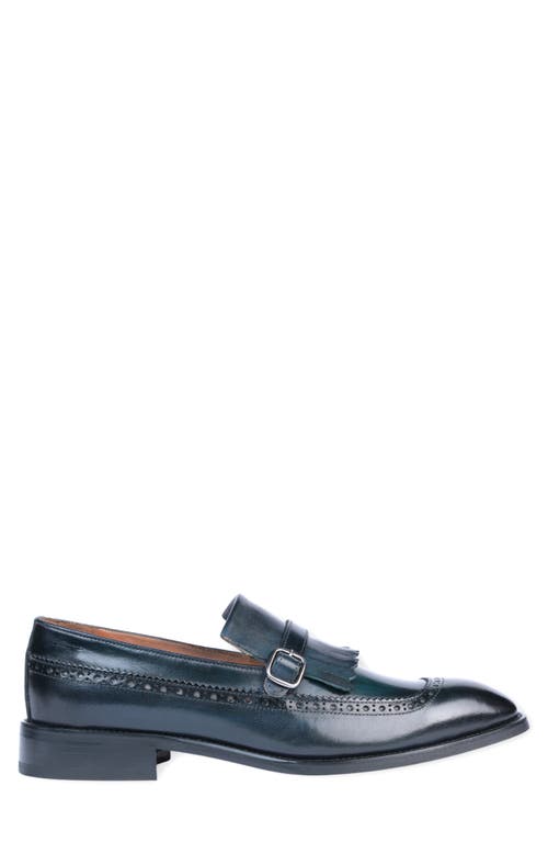 Vellapais Caddy Medallion Wingtip Oxford In Dark Blue