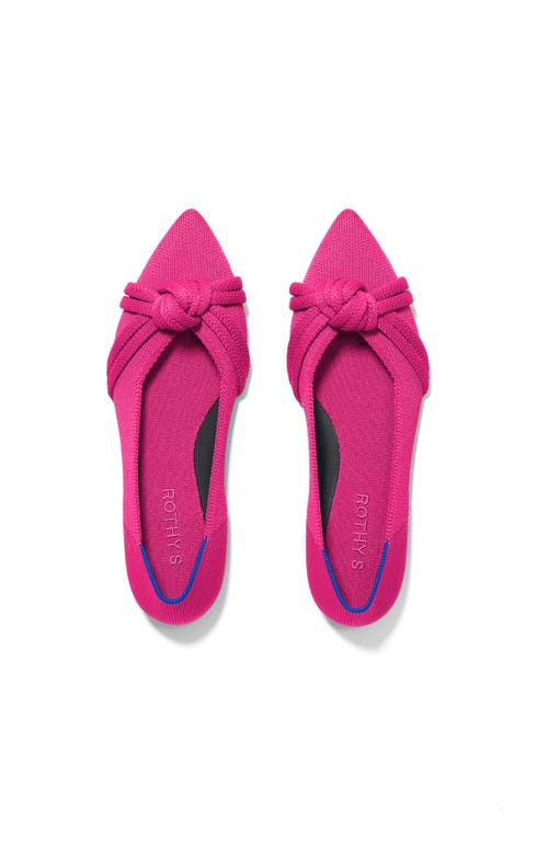 Shop Rothys Rothy's The Knot Point Ii In Starfish Pink