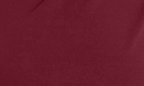 Maggy London Mock Neck Jumpsuit In Arresting Burgundy