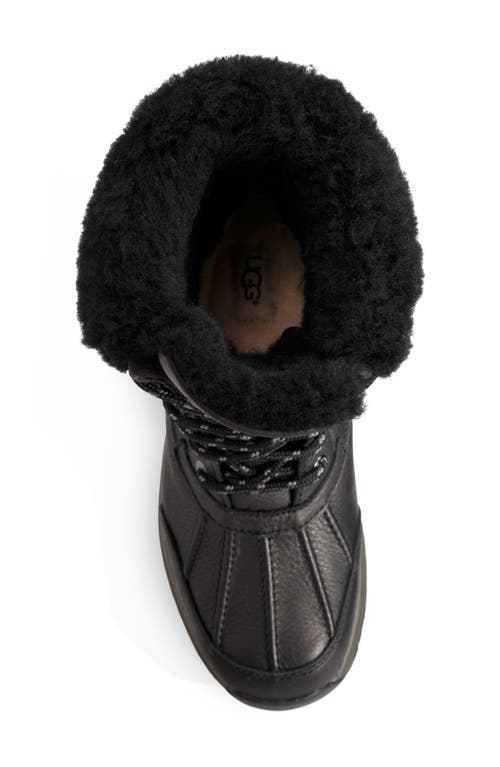 Shop Ugg(r) Adirondack Iii Waterproof Bootie In Black/black