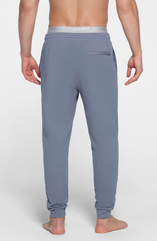 Shop Skims Outdoor Jersey Tapered Joggers In Steel Blue