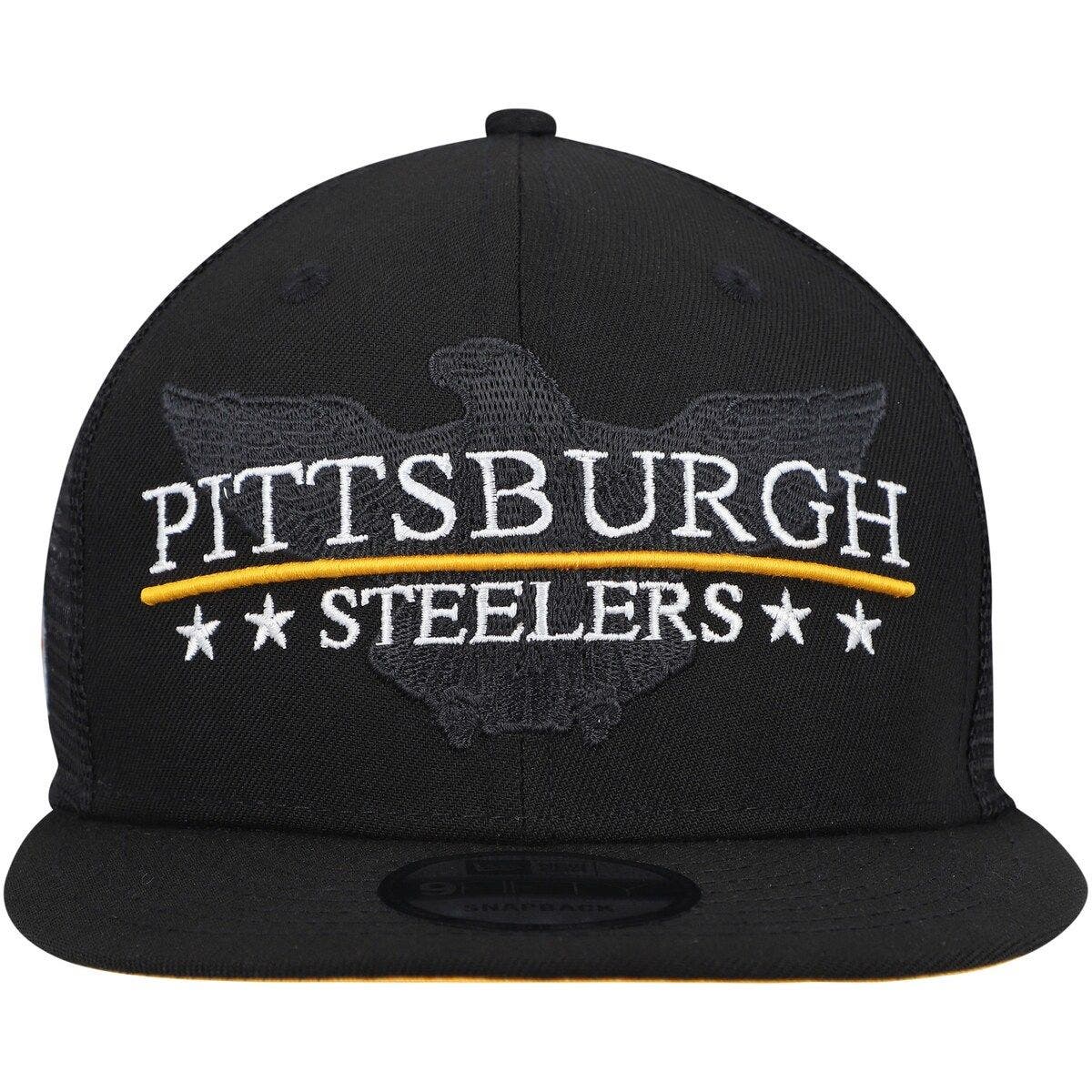 New Era Men's New Era Black Pittsburgh Steelers Totem 9FIFTY Snapback