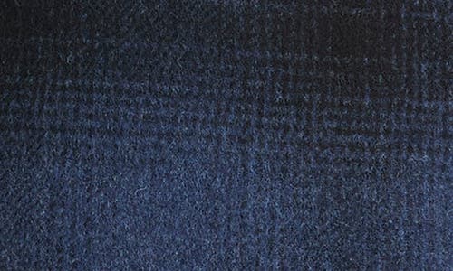 Vince Wool & Nylon Splittable Plaid Shirt Jacket In Ultramarine