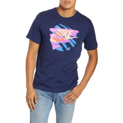 Nike Explosion 2 Graphic T-Shirt, Blue