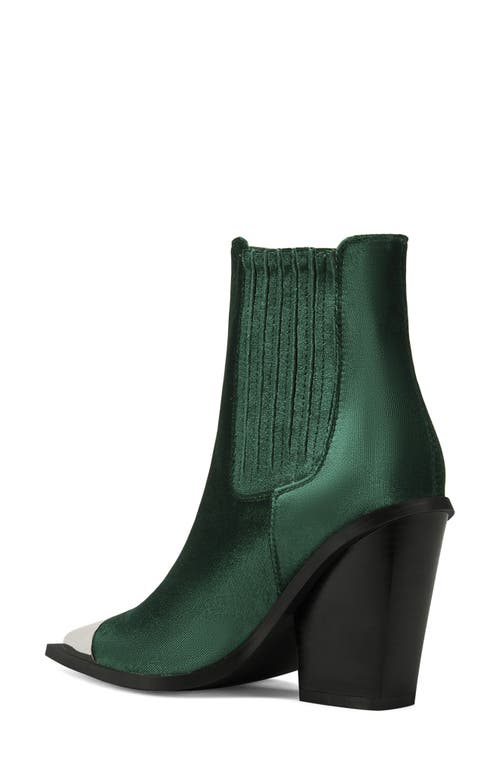 AZALEA WANG AZALEA WANG LOCHLAN METALLIC POINTED TOE BOOTIE