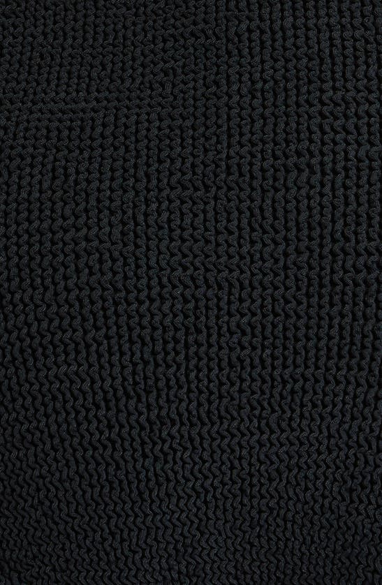 Hunza G Lurex Twist Juno Bikini In Black