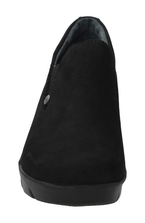 Shop Wolky Mesita Wedge Slip-on Sneaker In Black