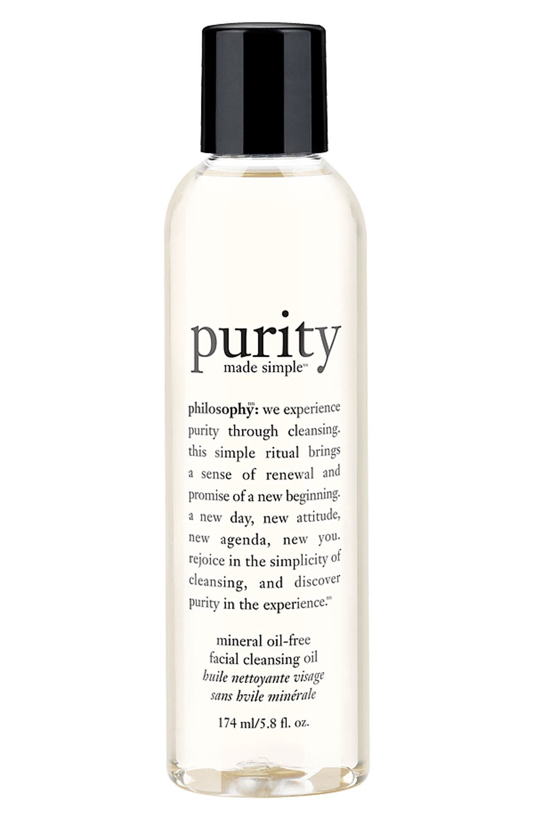 philosophy 'purity made simple' facial cleansing oil Nordstrom