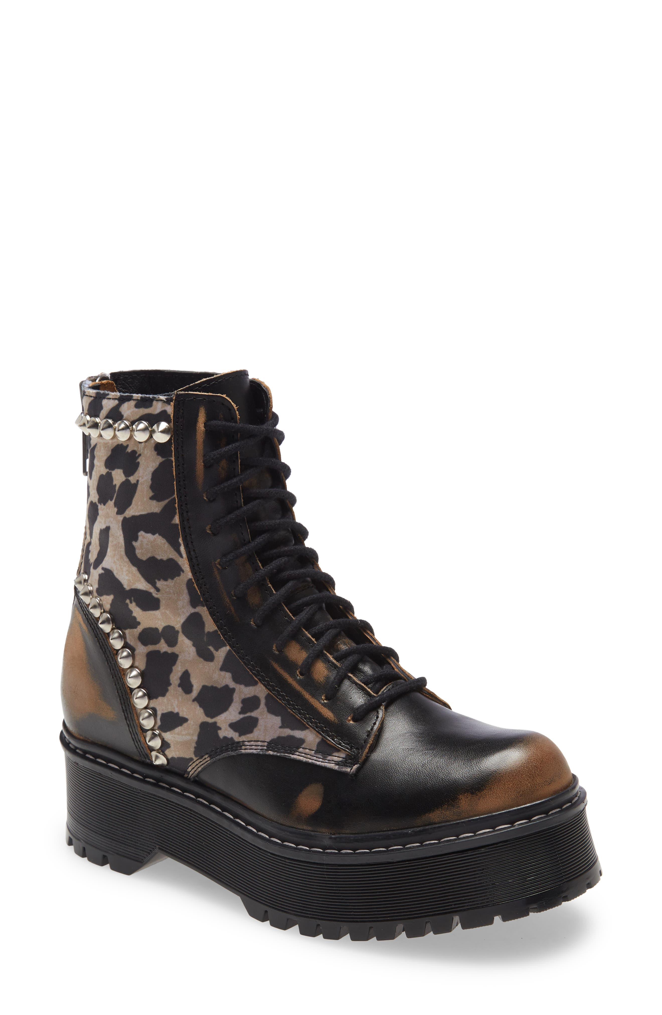 STEVE MADDEN ACTIVATED LACE-UP BOOT,195189496642