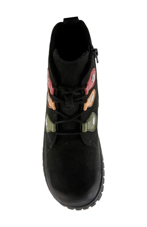 Spring Step Liadan Bootie In Black Nubuck