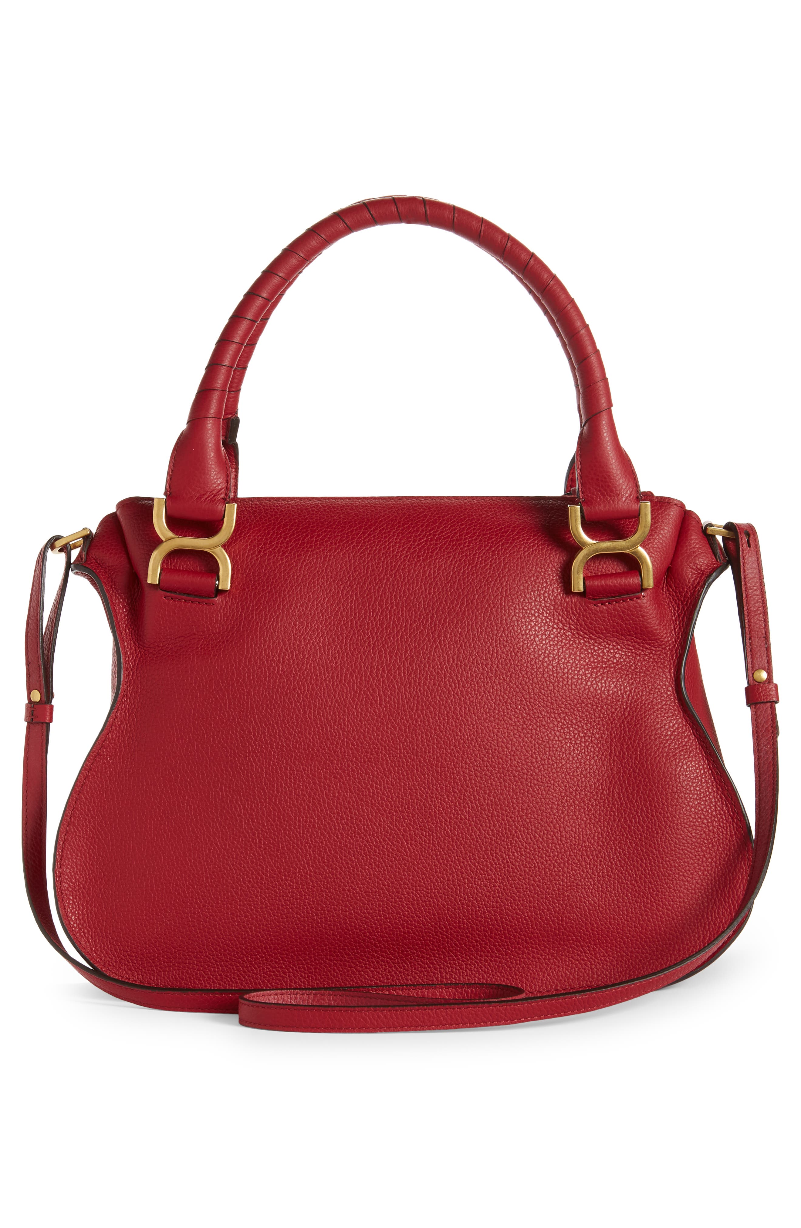 medium marcie calfskin leather satchel