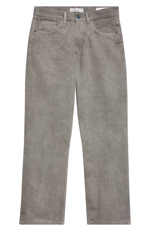 Our Legacy Third Cut Canvas Wide Leg Pants In Gray