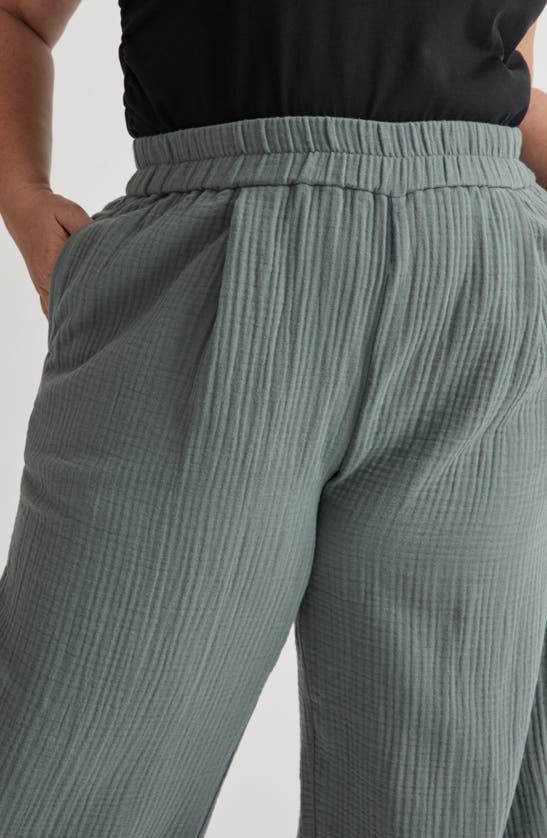 MADEWELL MADEWELL THE PLUS UNTAILORED WIDE LEG CROP PANTS