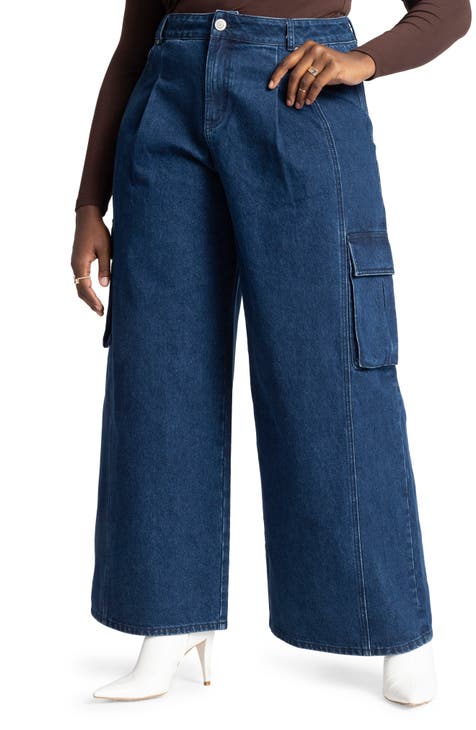 Women's Cargo Plus-Size Jeans | Nordstrom