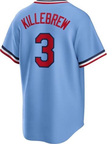 Nike Men's Nike Harmon Killebrew Light Blue Minnesota Twins Road  Cooperstown Collection Player Jersey