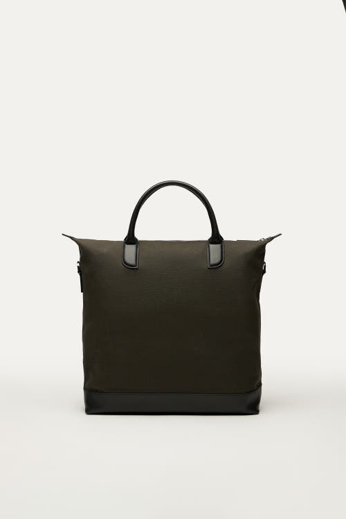 Want Les Essentiels De La Vie Want Les Essentiels O'hare Organic Cotton Canvas Tote In Green
