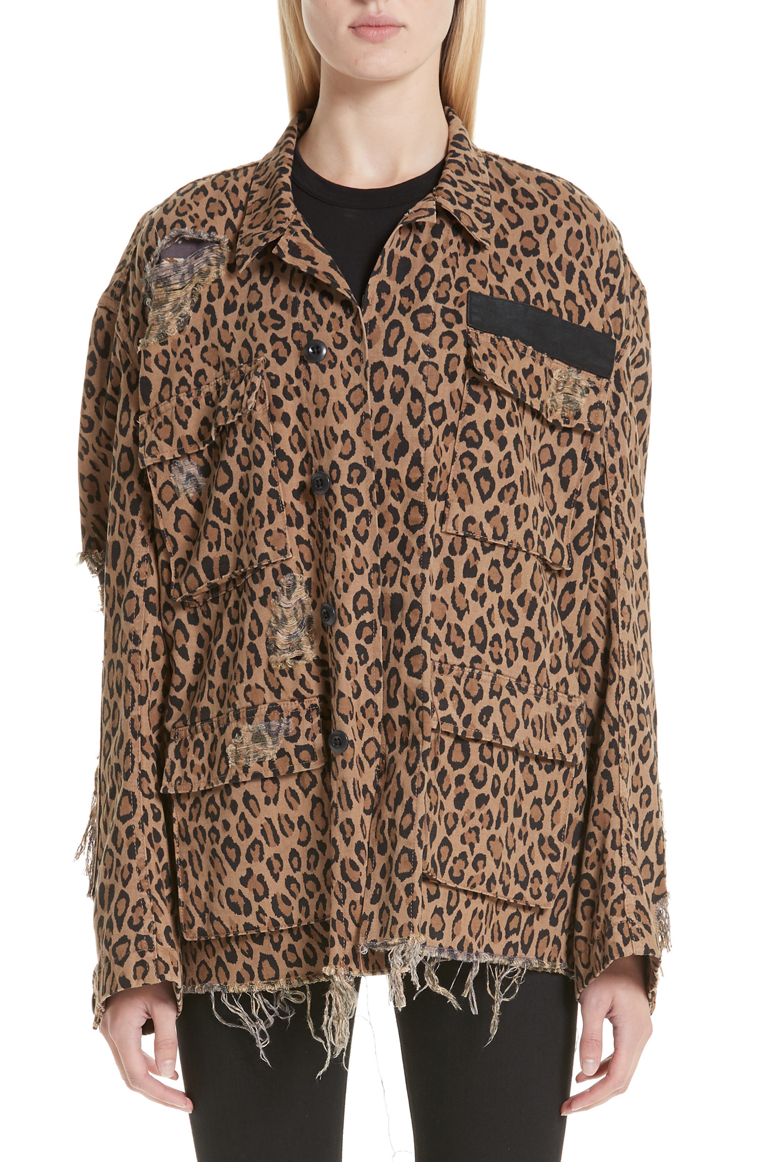 r13 leopard blazer