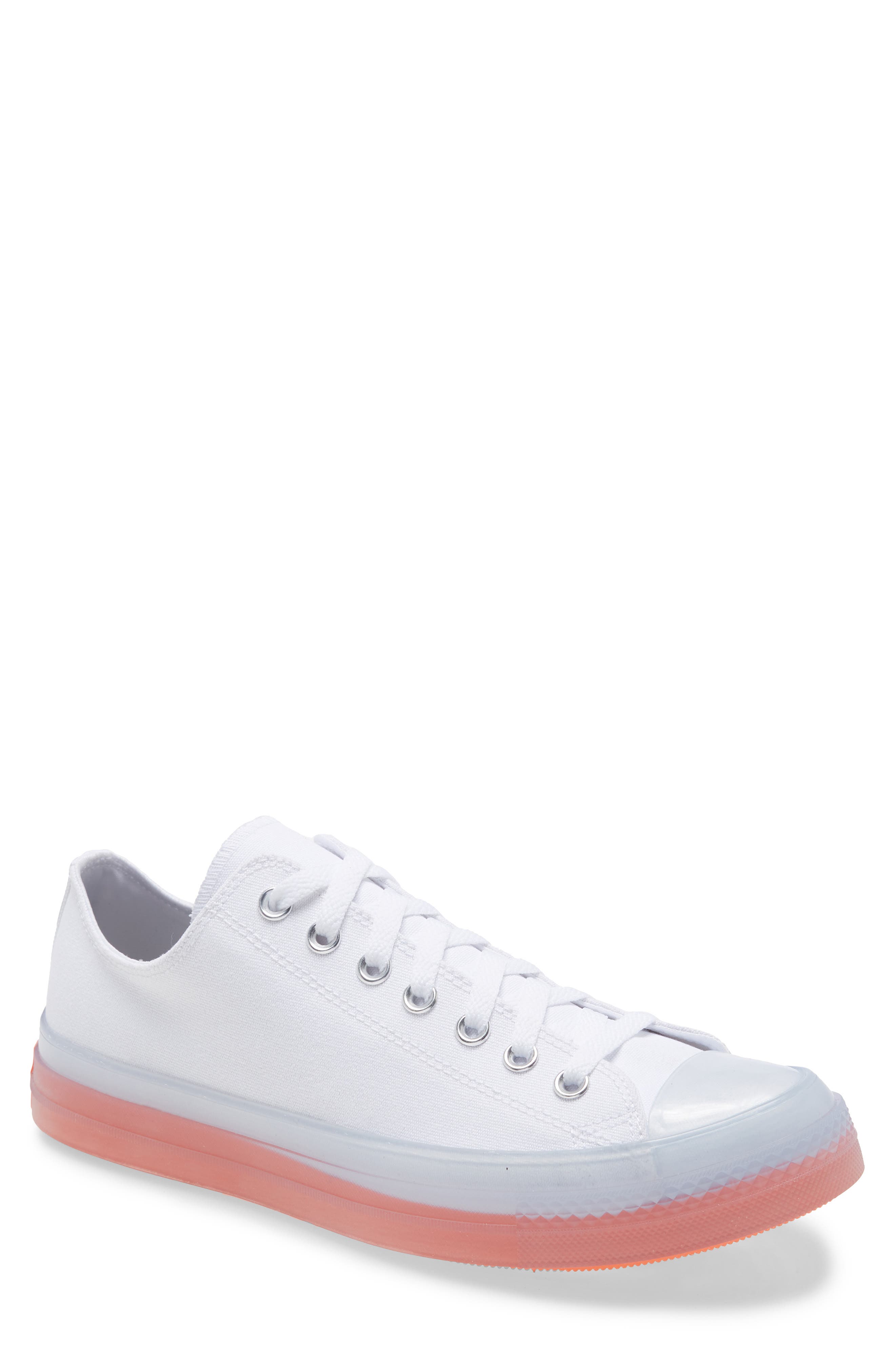 all white chuck taylors low top