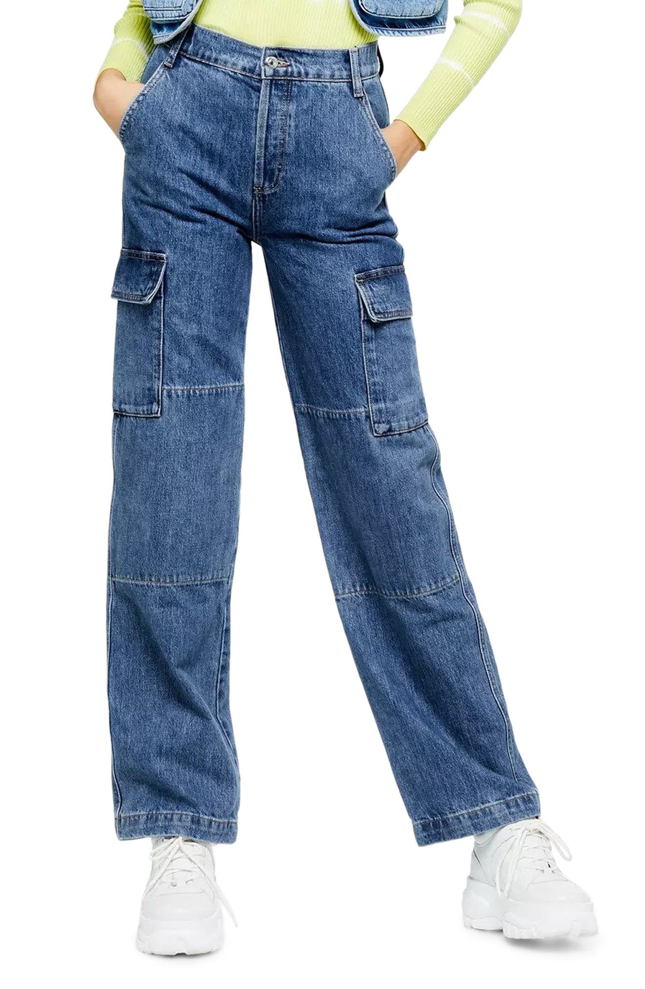topshop combat jeans