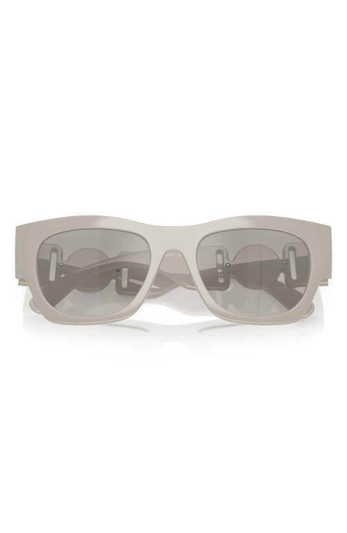 Versace Logo Sunglasses In Grey