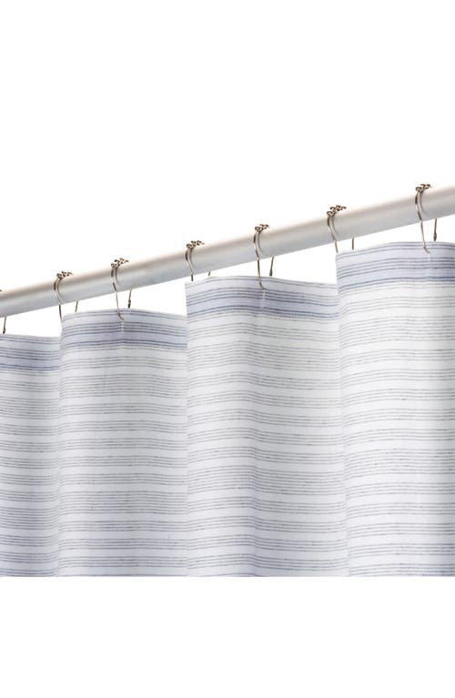 Shop French Connection Landon Collection Shower Curtain In White/grey