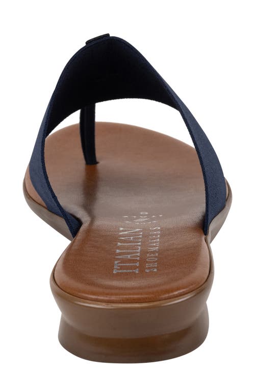 Italian Shoemakers Lillee Flip Flop In Navy