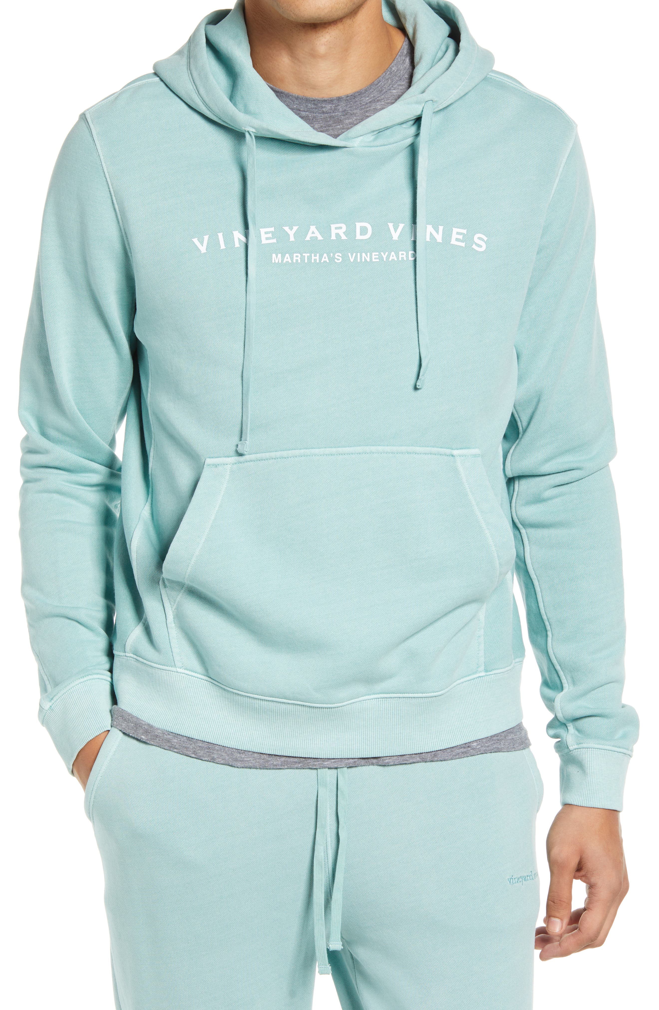 clay green hoodie