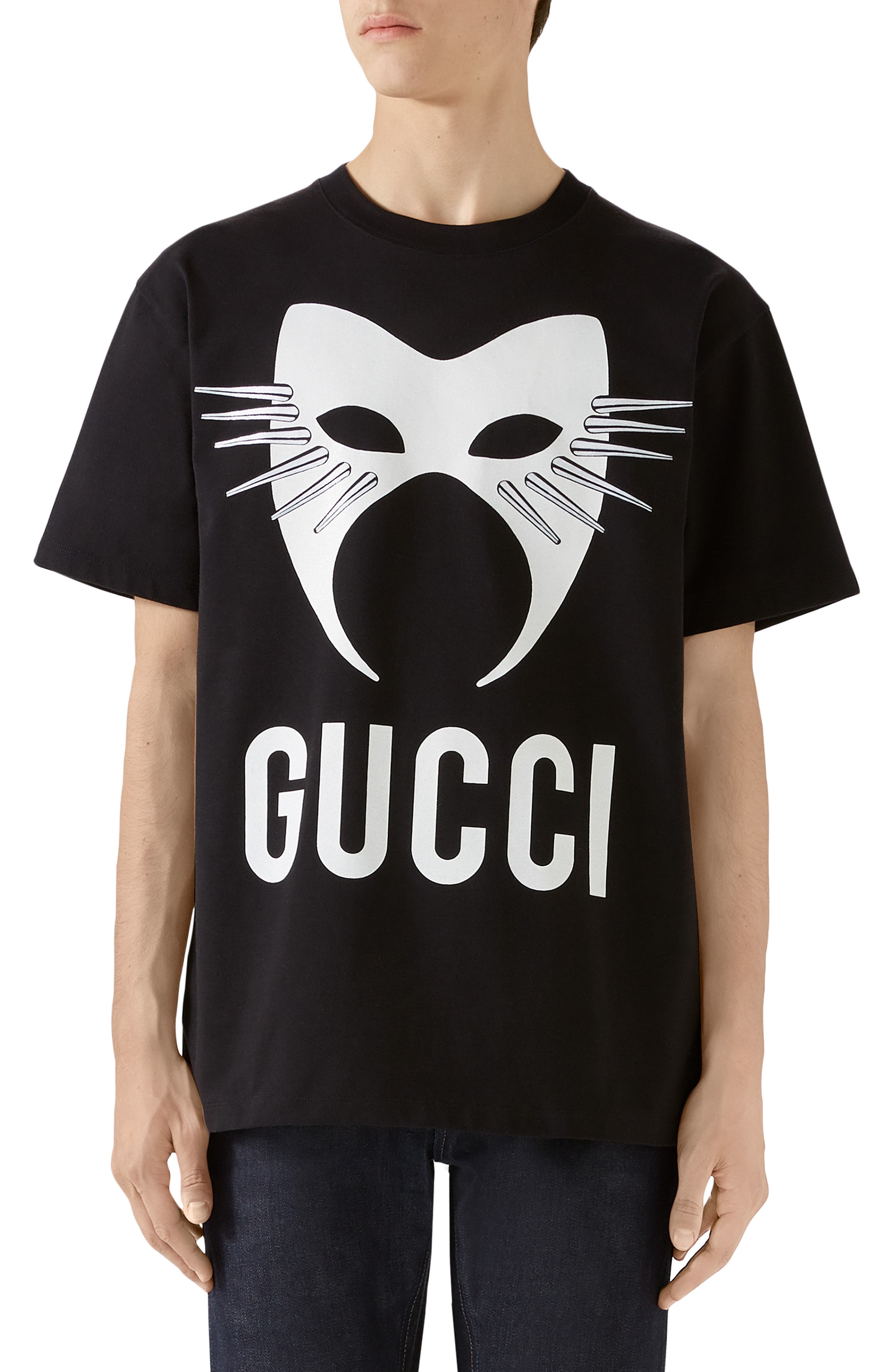 Gucci Manifesto Mask Graphic Tee 