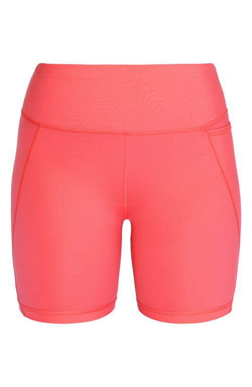 Shop Sweaty Betty Bike Shorts In Coral Pink