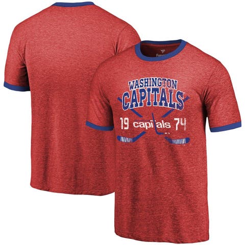 Chicago Cubs Iconic Speckled Ringer T-Shirt - Mens