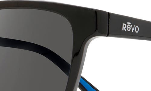 Revo Daphne 56mm Oval Polarized Sunglasses In Black