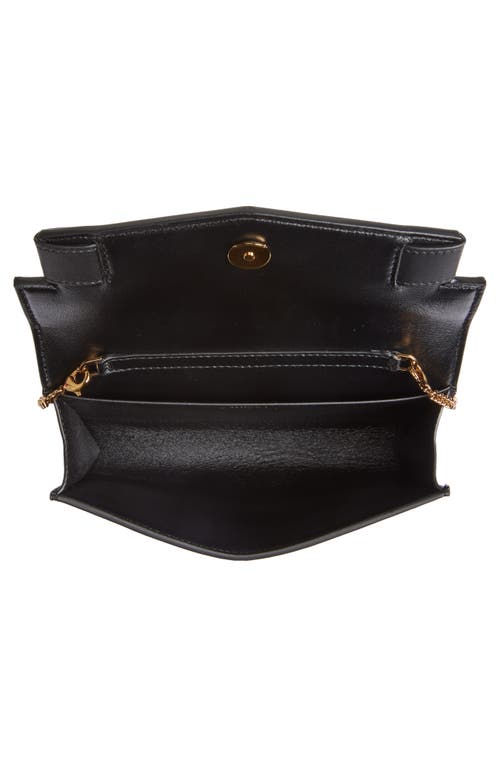 Versace Medusa '95 Leather Crossbody Bag In Black- Gold