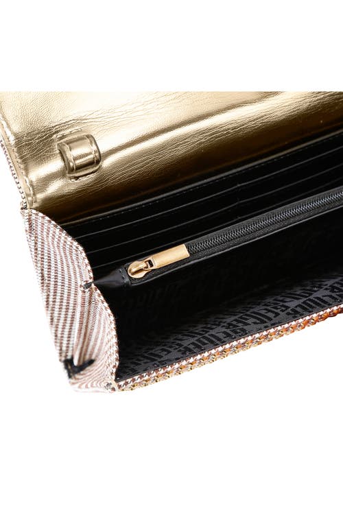 Kurt Geiger London Kensington Wallet On A Chain In Beige