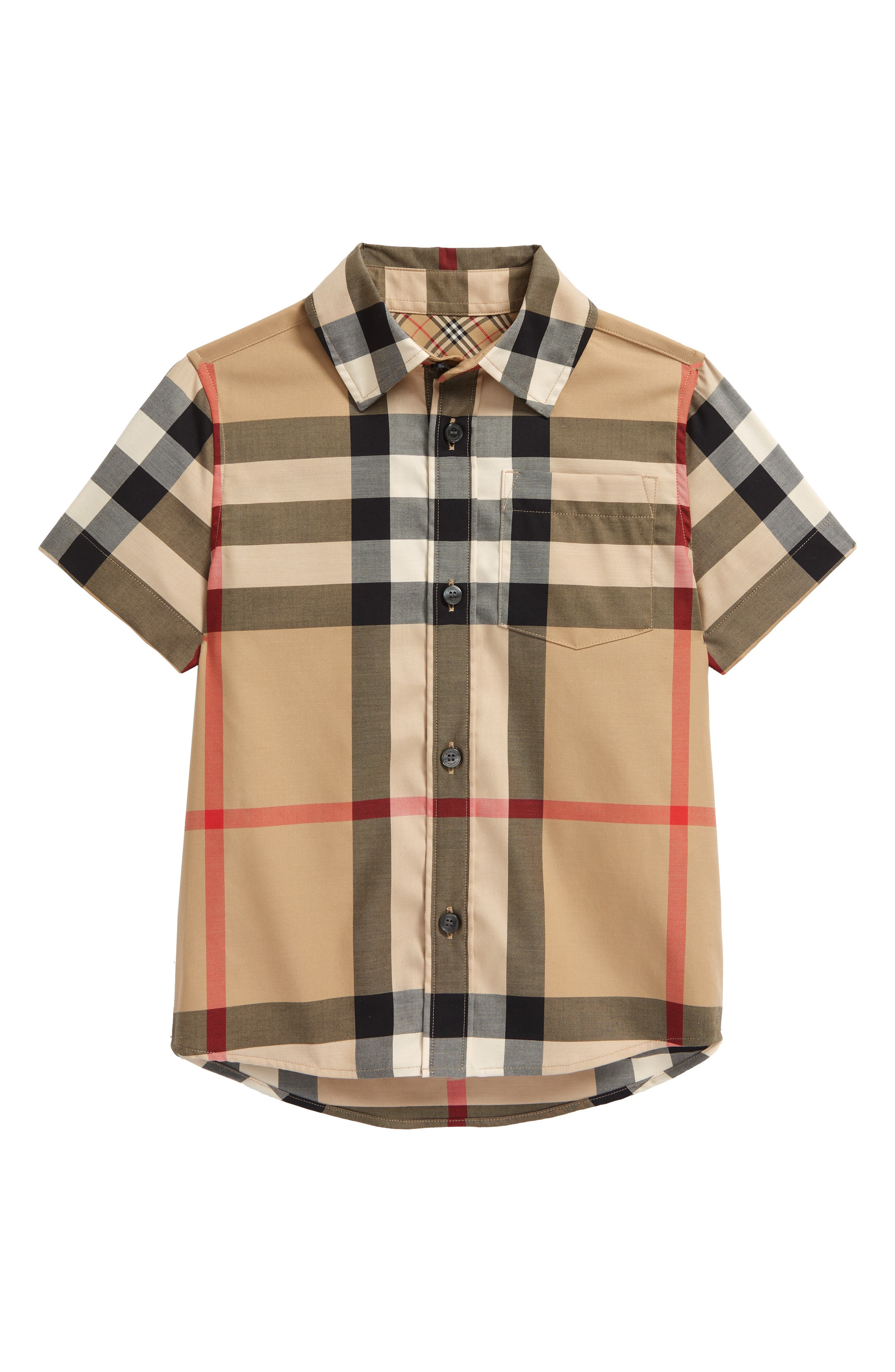 burberry short sleeve button up