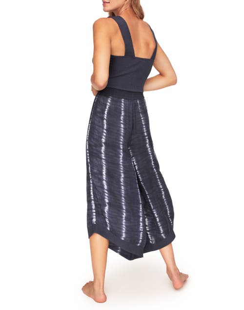 Adore Me Evi Tank & Pant Set In Tie Dye Grey