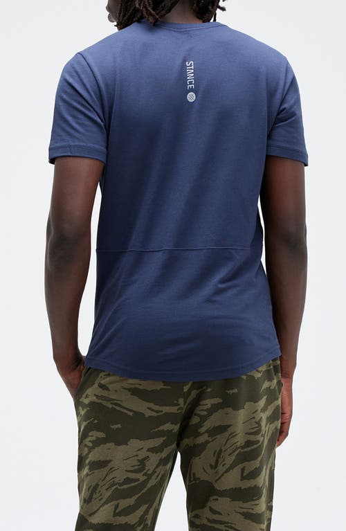 Shop Stance Fragment Performance T-shirt In Dark Navy