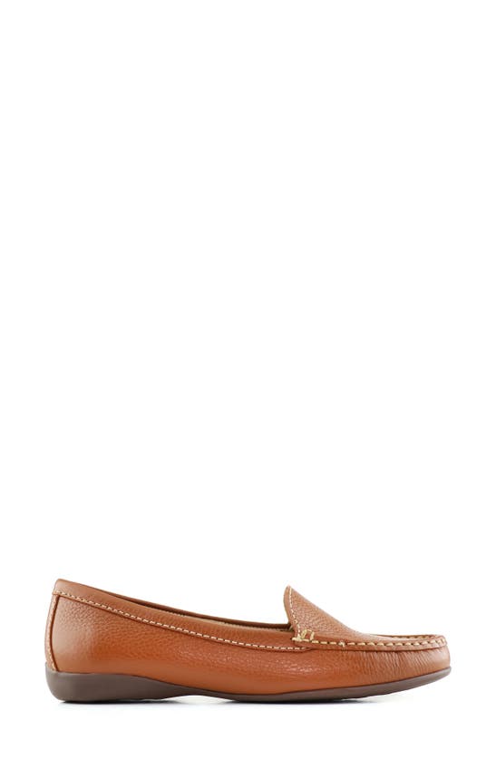 Marc Joseph New York Lake Road Loafer In Cognac Grainy