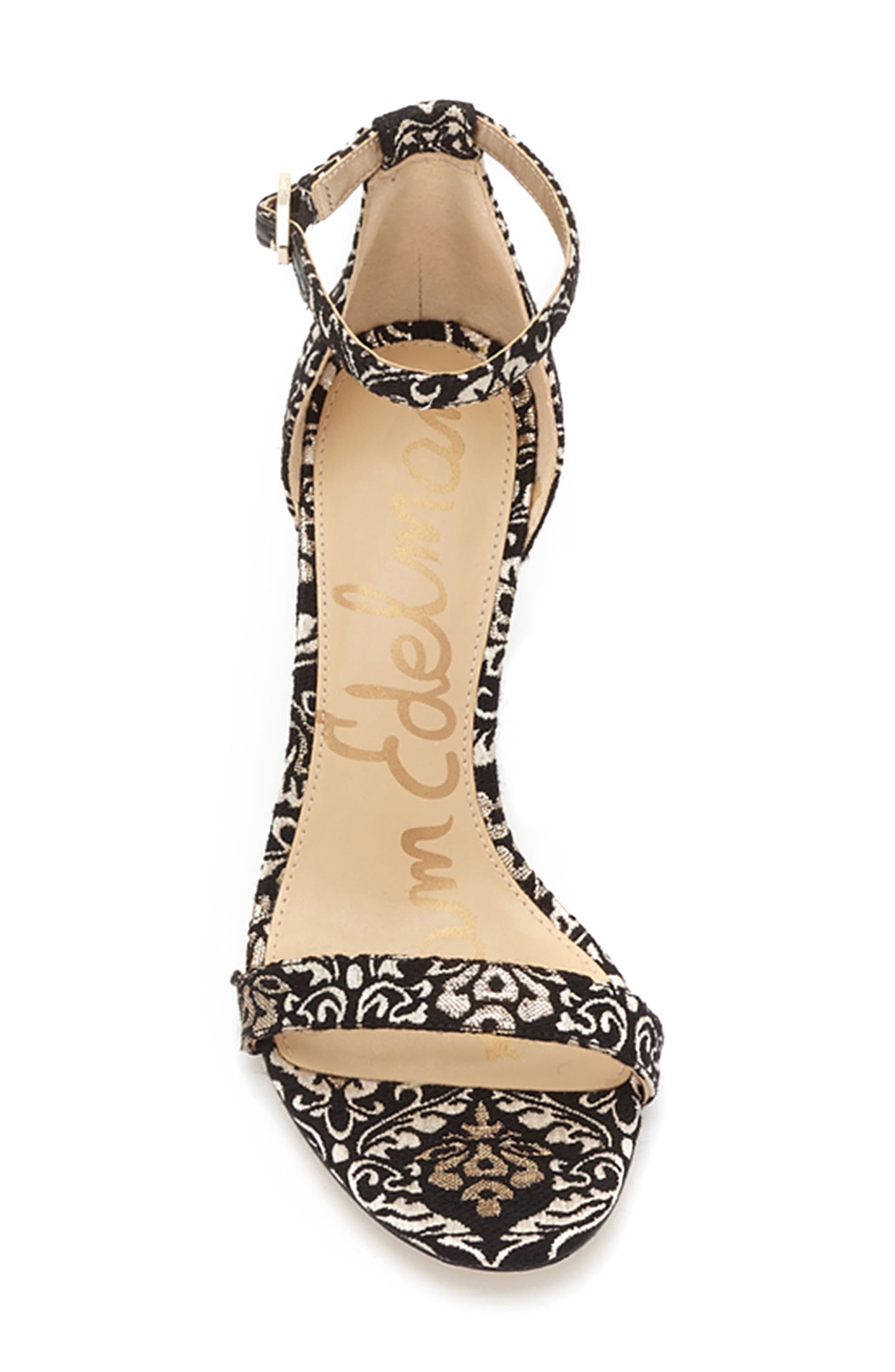 SAM EDELMAN,
                            'Patti' Ankle Strap Sandal,
                            Alternate thumbnail 24, color,
                            008