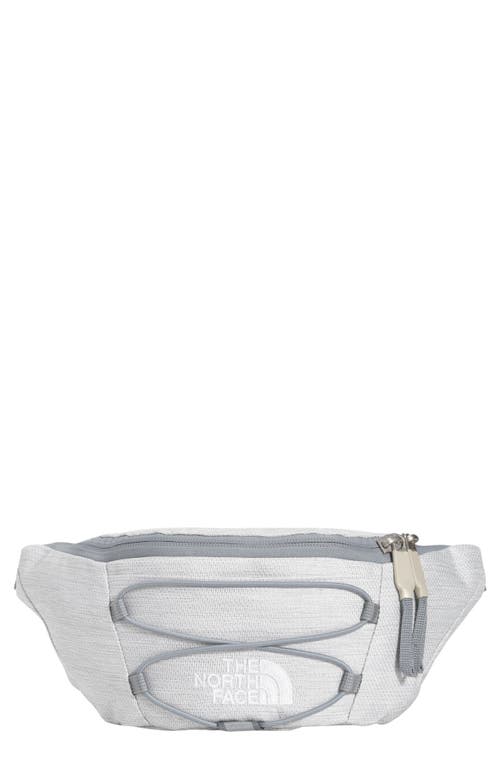 Shop The North Face Jester Lumbar Pack Belt Bag In White Metallic M Lange/grey