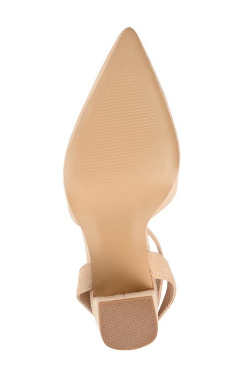 Shop Journee Collection Tyra Pump In Nude